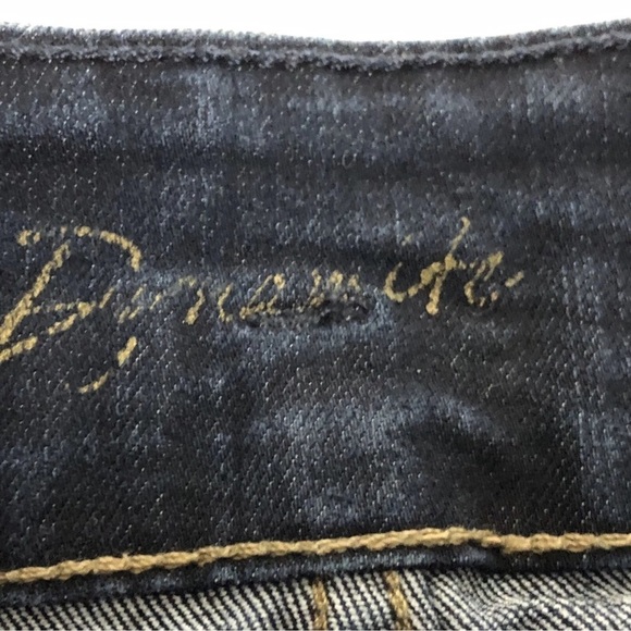 Dynamite‎ Womens Booty Jean Denim Shorts Size 26 Stretch Denim Dark Wash - Picture 5 of 8